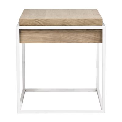 Ethnicraft Monolit Bijzettafel Wit Small Ethnicraft Monolit Bijzettafel Wit Small