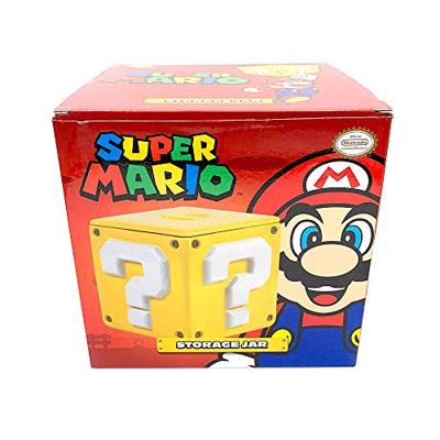 Super Mario koektrommel vraagtekenblok Super Mario koektrommel vraagtekenblok