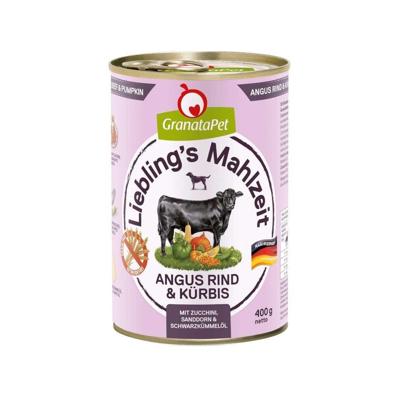 GRANATAPET Liebling's Mahlzeit Angus beef & pumpkin - natvoer voor honden - 800g