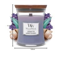 WoodWick lavender spa medium candle - thumbnail