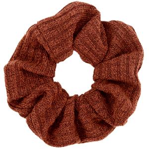 scrunchie Geweven Rust brown