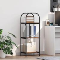 Boekenkast Oud hout 40 x 30 x 109 cm Bewerkt hout - thumbnail