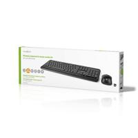 Muis en Toetsenbord - Set | Draadloos | Muis- en toetsenbordverbinding: USB | 800 / 1200 / 1600 dpi | Instelbare DPI | QWERTY | US Internationaal - thumbnail
