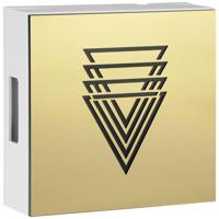 Grothe 46021 Gong 80 dBA Wit, Messing - thumbnail