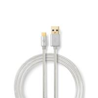 Kabel USB 3.1 | Type-C male - A male | 1,0 m | Aluminium - thumbnail