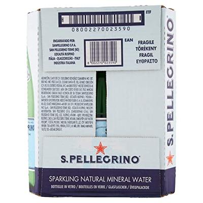 Sanpellegrino acqua minerale koolzuurhoudend (12x 75cl)