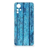 Xiaomi Redmi Note 12S | Bumper Hoesje | Wood Blue - thumbnail