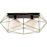 ECO-Light I-ABRAXAS-PL2 ORO ABRAXAS Plafondlamp E27 120 W Goud, Zwart - thumbnail