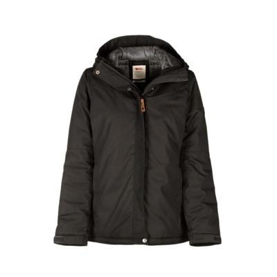 Fjällräven Dames winterjas Stina Padded Jacket W, black, Maat: L