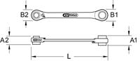 KS TOOLS Ks-tools ratelsleutel "gearplus mini-bit" ratchets-ringschl. . - thumbnail