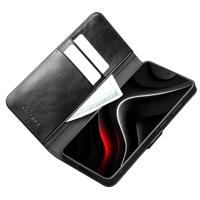 Qialino Samsung Galaxy S26 Plus hoesje - Leren bookcase - Magnetische sluiting - Zwart - thumbnail