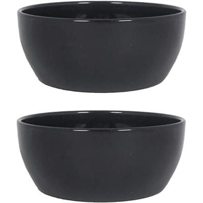 Floran schaal Boule 24.5x9.5cm zwart