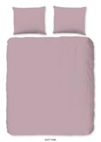 Good Morning Dekbedovertrek "uni dessin" - Roze - (240x200/220 cm) - Katoen - thumbnail