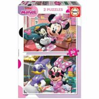 Puzzel Educa Minnie (2 x 20 pcs) - thumbnail