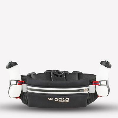 Outwet Gato 2 flask belt hydration black one size