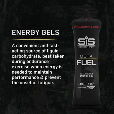 SIS Beta Fuel Aardbei & Limoen Gel 60ml SIS Beta Fuel Aardbei & Limoen Gel 60ml