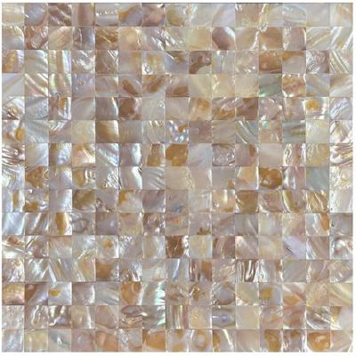 Zelfklevende Mozaïek Tegel - Afimera Mother of Pearl Shell Tiles - Beige - 305x305x3.3mm