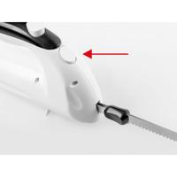 Fritel EK3180 Elektrisch Mes Wit/Zwart - thumbnail