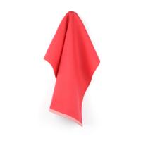 Bunzlau Castle Theedoek Solid Rood - thumbnail