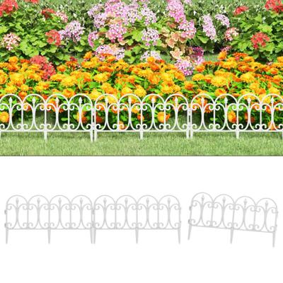VidaXL Gazonranden 17 st 10 m polypropeen wit VidaXL Gazonranden 17 st 10 m polypropeen wit