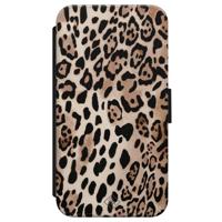 iPhone X/XS flipcase - Luipaard print - thumbnail