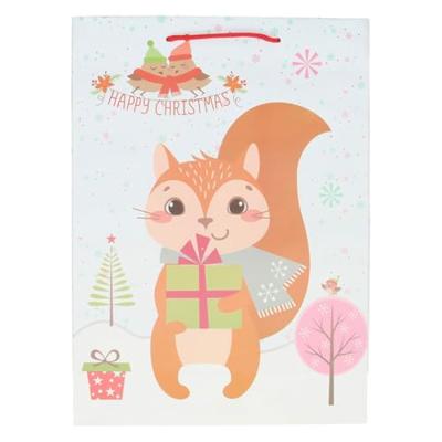 Geschenktas Kerst Egeltje, 34cm