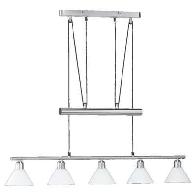 Trio Moderne HanglampSeries 3751 5-lichts nikkel mat - 3751051-07