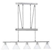 Trio Moderne HanglampSeries 3751 5-lichts nikkel mat - 3751051-07 - thumbnail