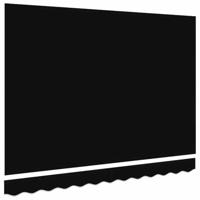 VidaXL Vervangingsdoek voor zonnescherm zwart 330 x 245 cm polyester - thumbnail