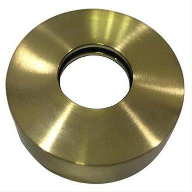 Losse rozet 1/2x11mm geborsteld messing