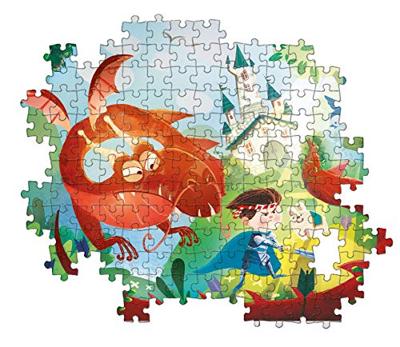 Clementoni Legpuzzel Draak & Ridder 180 stukjes Clementoni Legpuzzel Draak & Ridder 180 stukjes