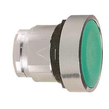 Schneider Electric ZB4BA3 Harmony ZB4BA3 Druktoets 1 knop Groen Druk-ontgrendeling 1 stuk(s)