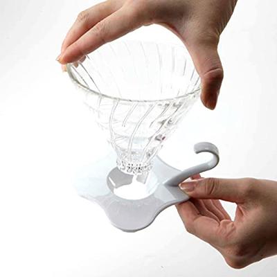 Hario V60 dripper - glas met zwarte houder, nieuw type - maat 02 (VDGR-02-B) Hario V60 dripper - glas met zwarte houder, nieuw type - maat 02 (VDGR-02-B)