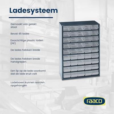 Raaco Ladekast met 45 laden type 945-00 - 137454 - 137454