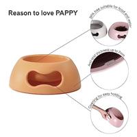 Voerbak voor honden United Pets Pappy Oranje Polypropyleen 350 ml - thumbnail