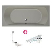 Bad Xenz Lagoon 180x80x50 cm Cement - thumbnail