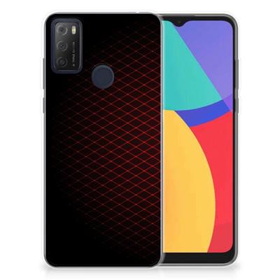 Alcatel 1S (2021) | TPU bumper | Geruit Rood Alcatel 1S (2021) | TPU bumper | Geruit Rood