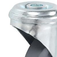 VidaXL Zwenkwielen met boutgaten 4 st 75 mm - thumbnail