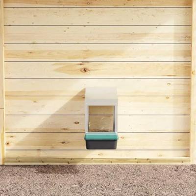 Kippennestkast 1 compartiment wandmontage gegalvaniseerd staal Kippennestkast 1 compartiment wandmontage gegalvaniseerd staal