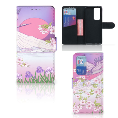 OPPO Find X3 Neo 5G | Telefoonhoesje | Met pasjeshouder | Bird Flying