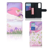 OPPO Find X3 Neo 5G | Telefoonhoesje | Met pasjeshouder | Bird Flying - thumbnail