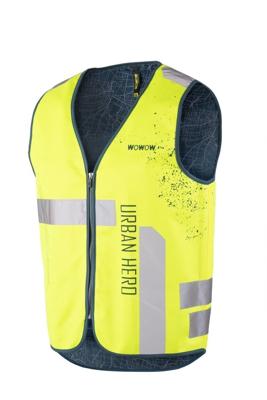 Wowow Reflectievest urban hero maat l geel