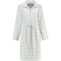 Cawö Cawo Dames Korte badjas met tunnelkoord en rits 6597-76 - thumbnail