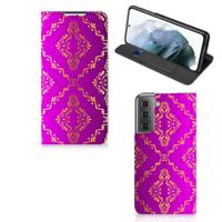 Telefoon Hoesje Samsung Galaxy S21 FE Barok Roze - thumbnail