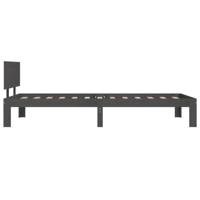 Bedframe massief grenenhout grijs 90x200 cm - thumbnail