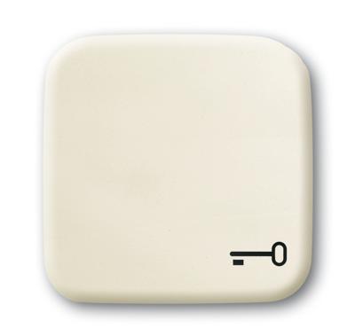 Busch-Jaeger 2CKA001731A0298 Wipschakelaar sleutel Afdekking Duro 2000 SI Parel-wit, Crème-wit 1 stuk(s)