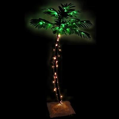 Palmboom LED 72 LED's warmwit 120 cm - thumbnail