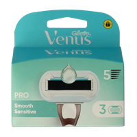 Gillette Venus deluxe smooth sensitive blades 3 Stuks - thumbnail