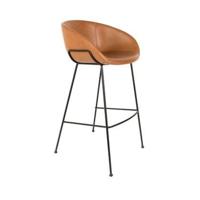 Zuiver Feston Barkruk 76 cm Bruin - Set van 2 - thumbnail