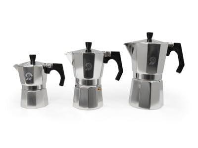 Relags Espresso Maker &apos;Bellanapoli&apos; Alu Natur 9 Tassen